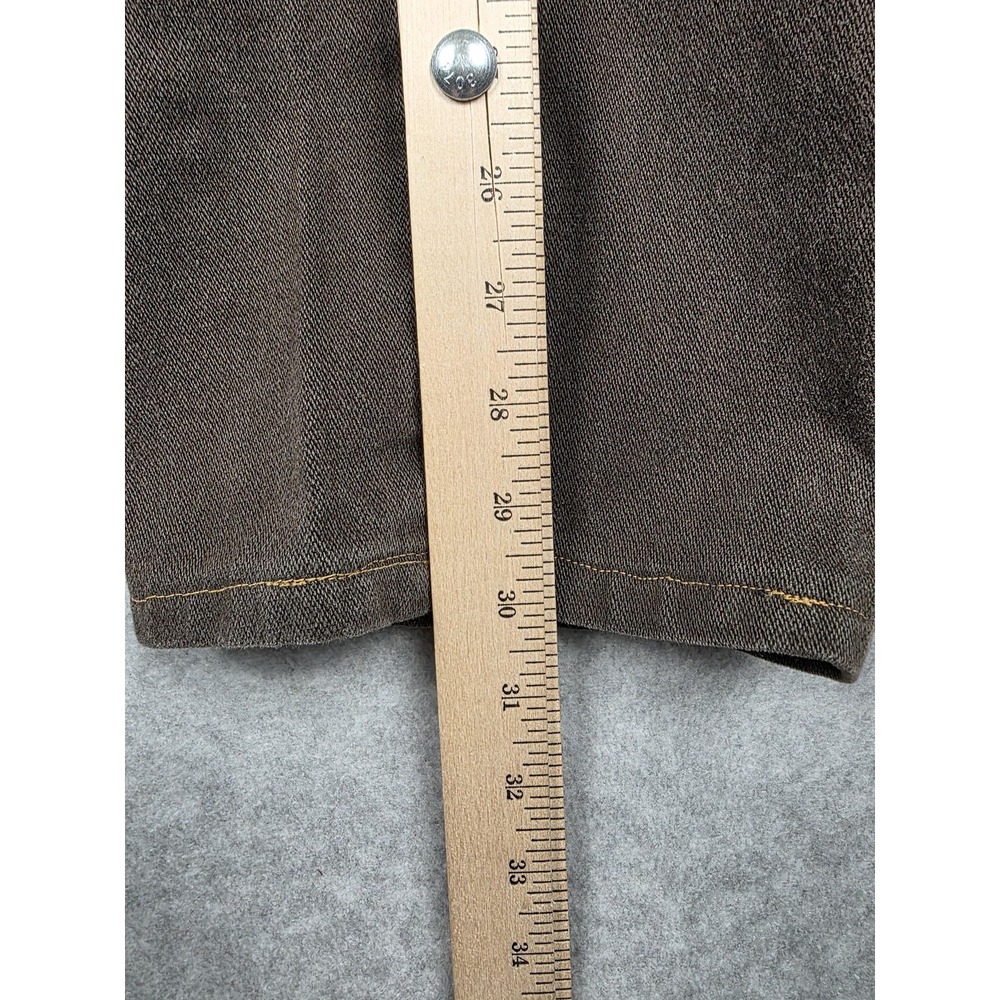 Wrangler Jeans Mens 35x32 Brown Cowboy Cut 13MWZKL Original Fit‎ Denim Western - Picture 8 of 9